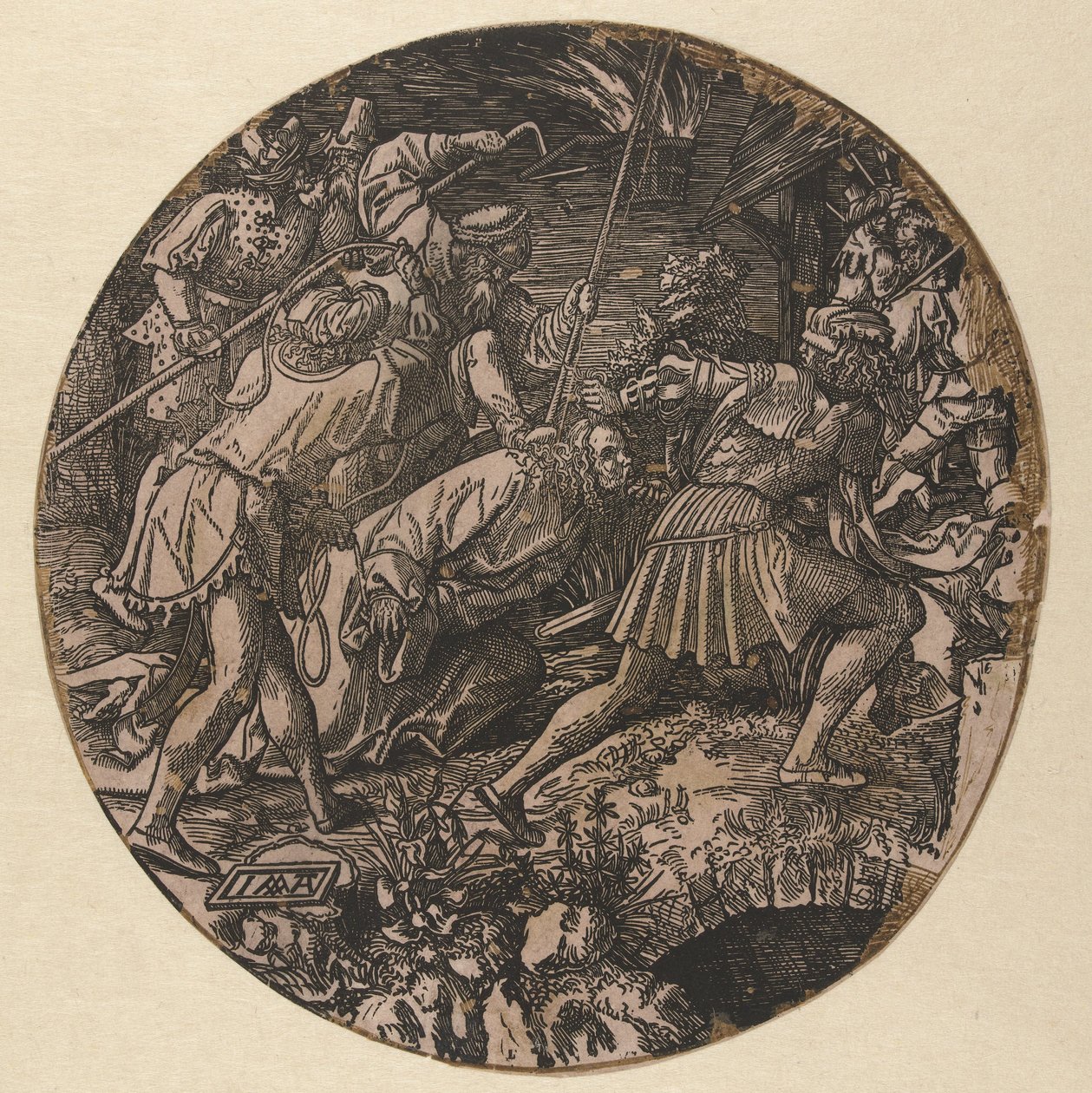 Kristi fangenskab The Round Passion (serietitel) af Jacob Cornelisz van Oostsanen
