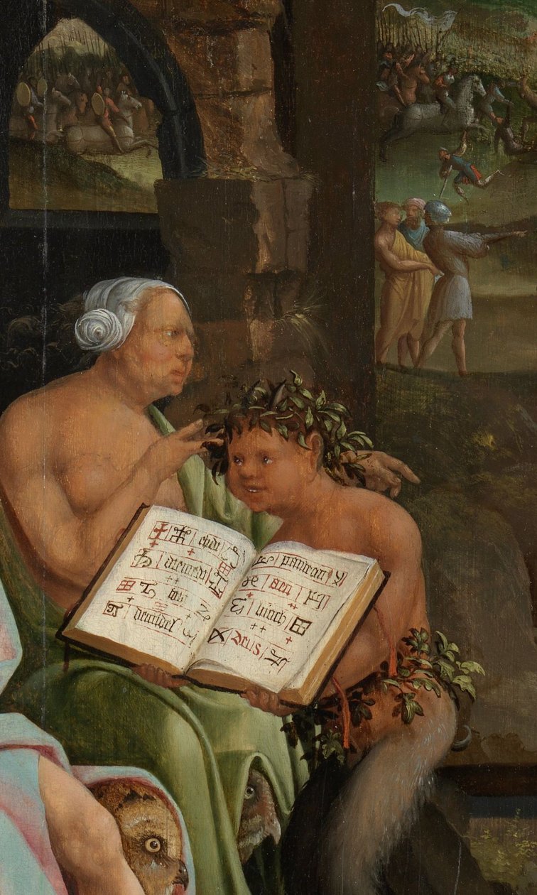 Saul og heksen fra Endor af Jacob Cornelisz van Oostsanen