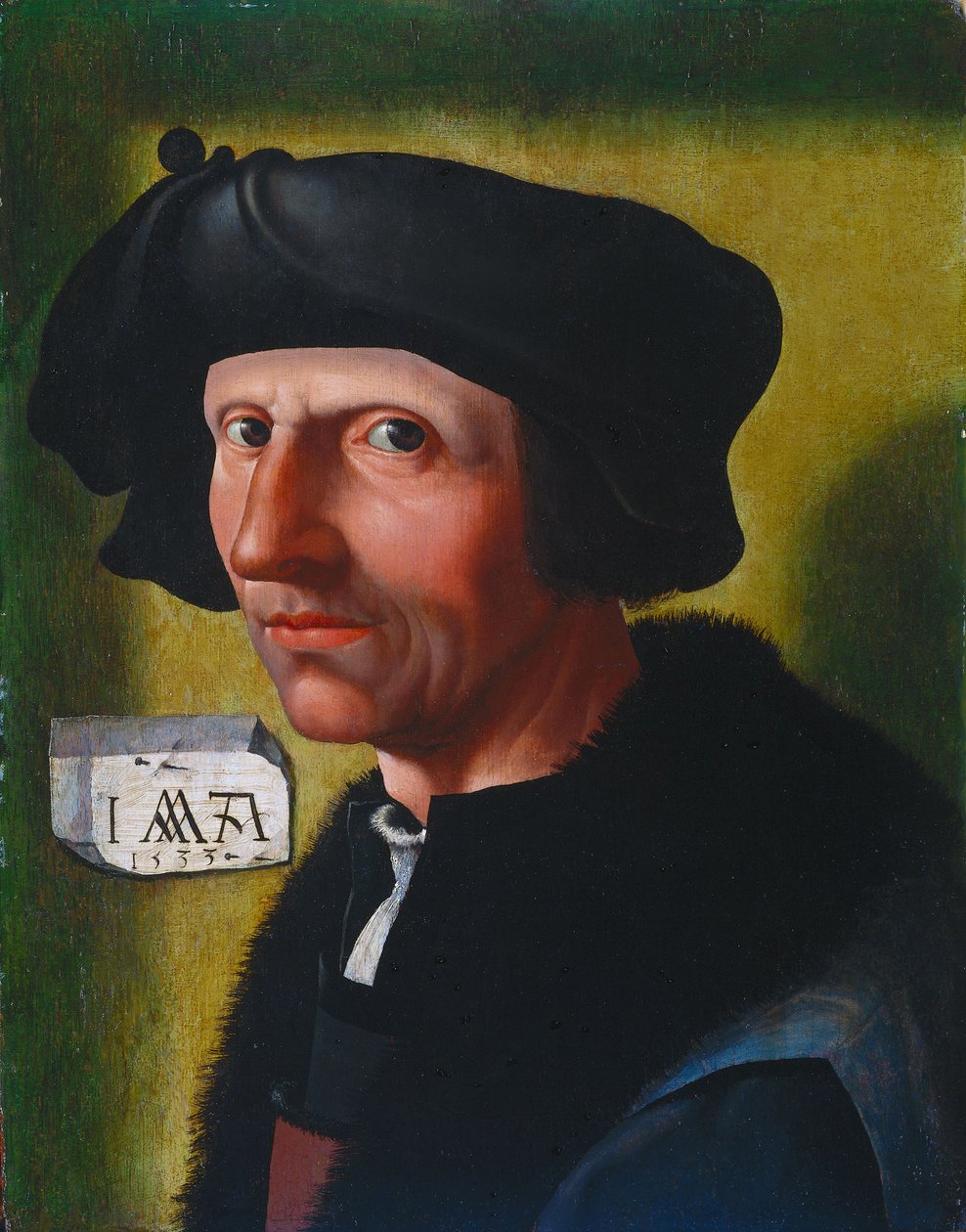 Selvportræt, 1533 af Jacob Cornelisz van Oostsanen