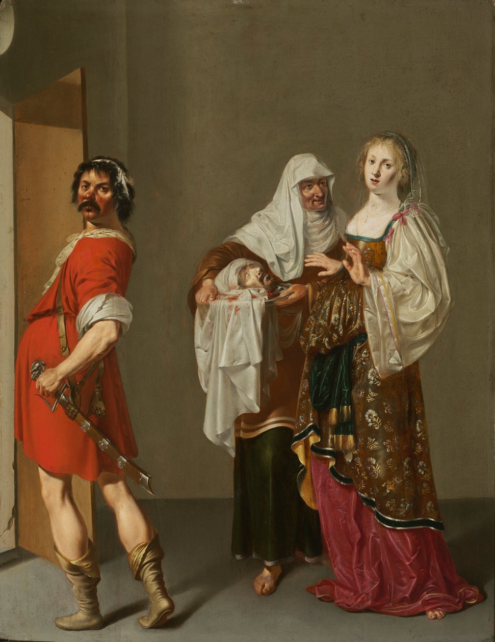 Salome med Johannes Døberens hoved, midten af 1600-tallet. af Jacob Duck