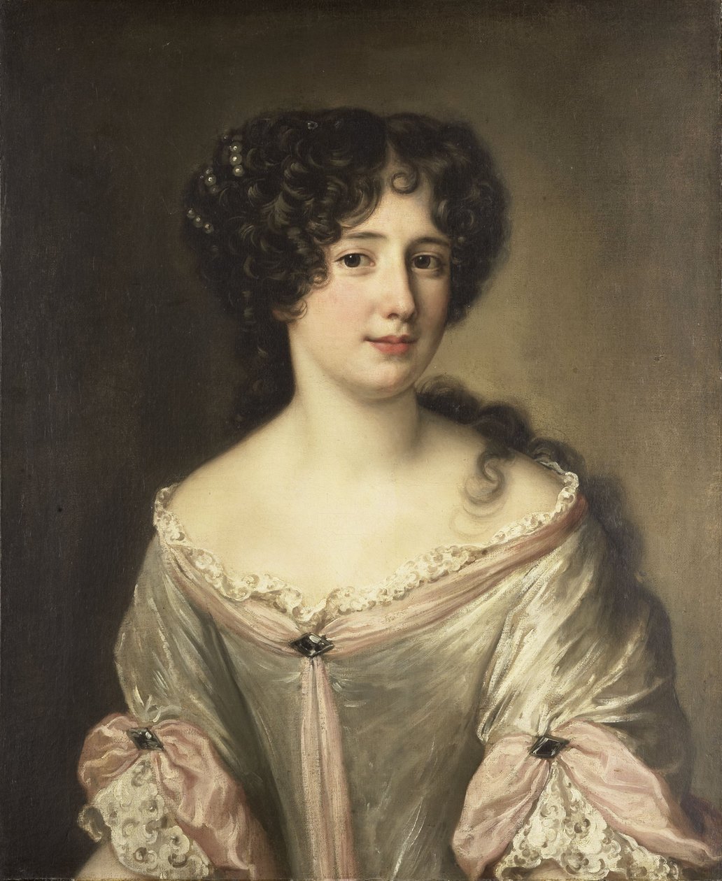 Hollandsk: Portræt af La Duchessa Maria Mancini Colonna (1646-1699) Portræt af Maria Mancini Colonna (1639-1715) af Jacob Ferdinand Voet