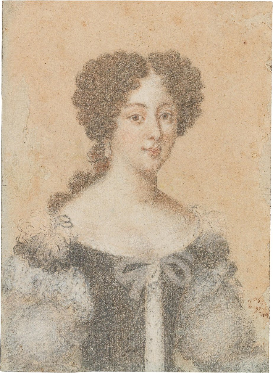Portræt af Clelia Cesarini Colonna 1655-1735, hertuginde af Sonnino. af Jacob Ferdinand Voet