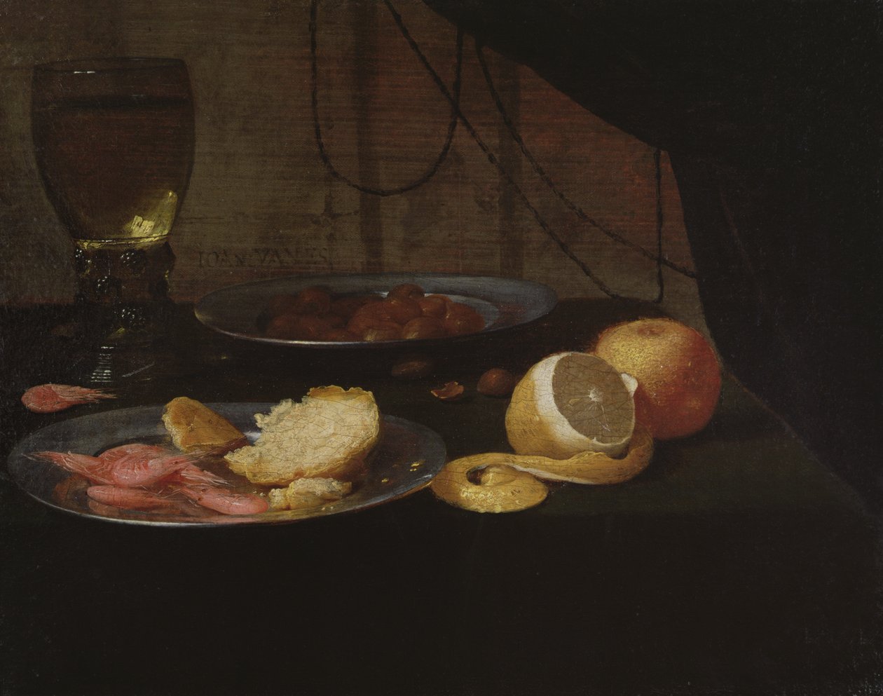 Stilleben med citron af Jacob  Foppens van Es