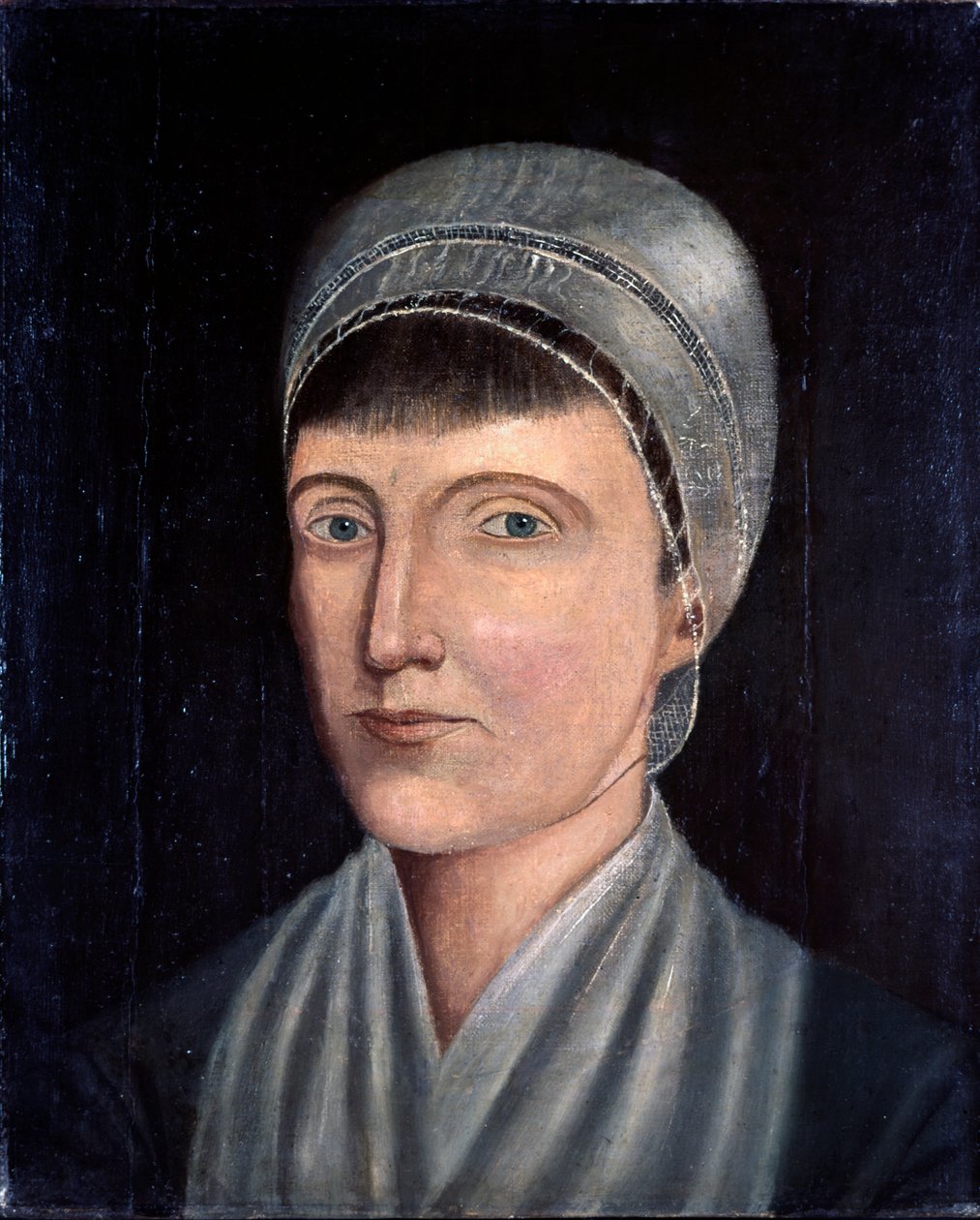 Portræt af Henrietta Priscilla Calmes, ca. 1810 af Jacob Frymire