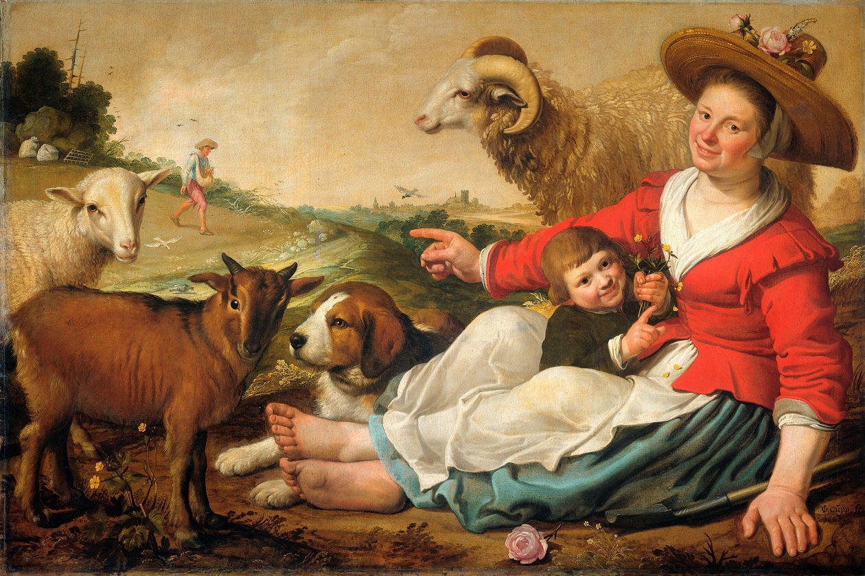 Hyrdinden af Jacob Gerritsz Cuyp