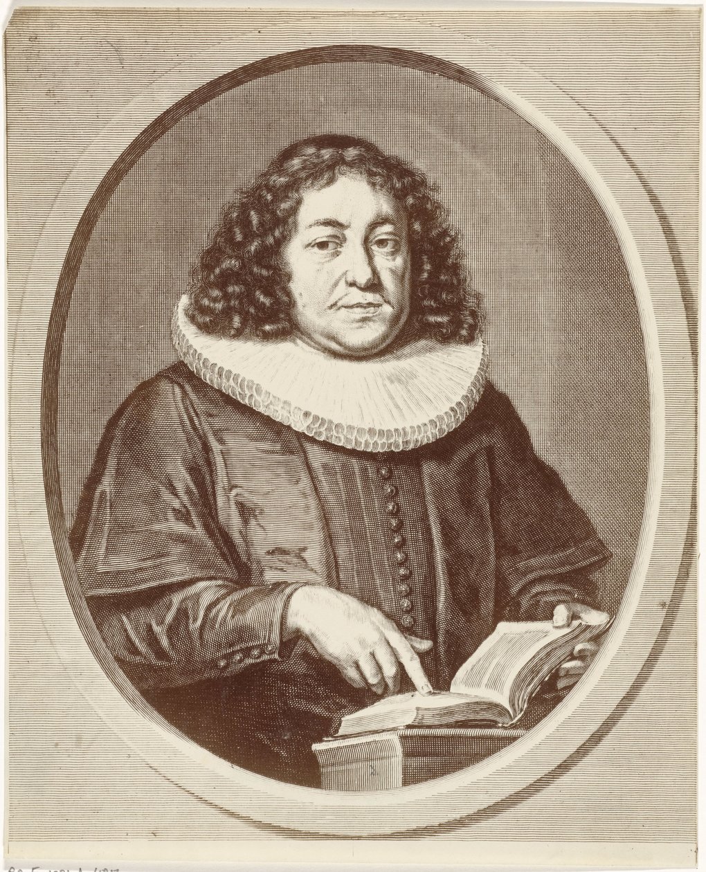 Portræt af Johann Winckler af Jacob Gole