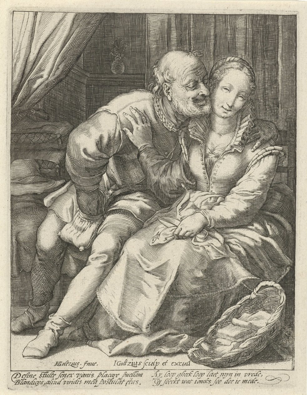 ulige kærlighed af Jacob Goltzius (II)