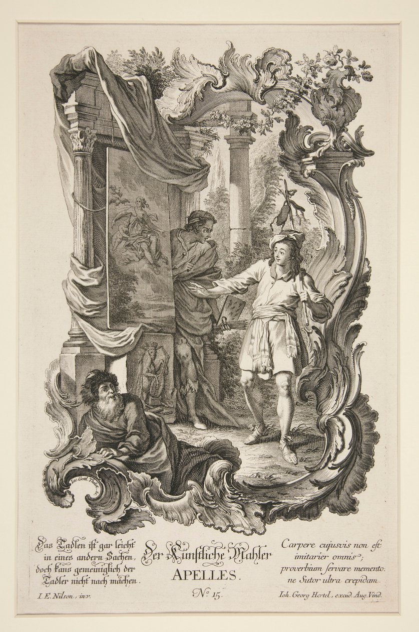 Den kunstneriske Mahler, Apelles af Jacob Gottlieb Thelot