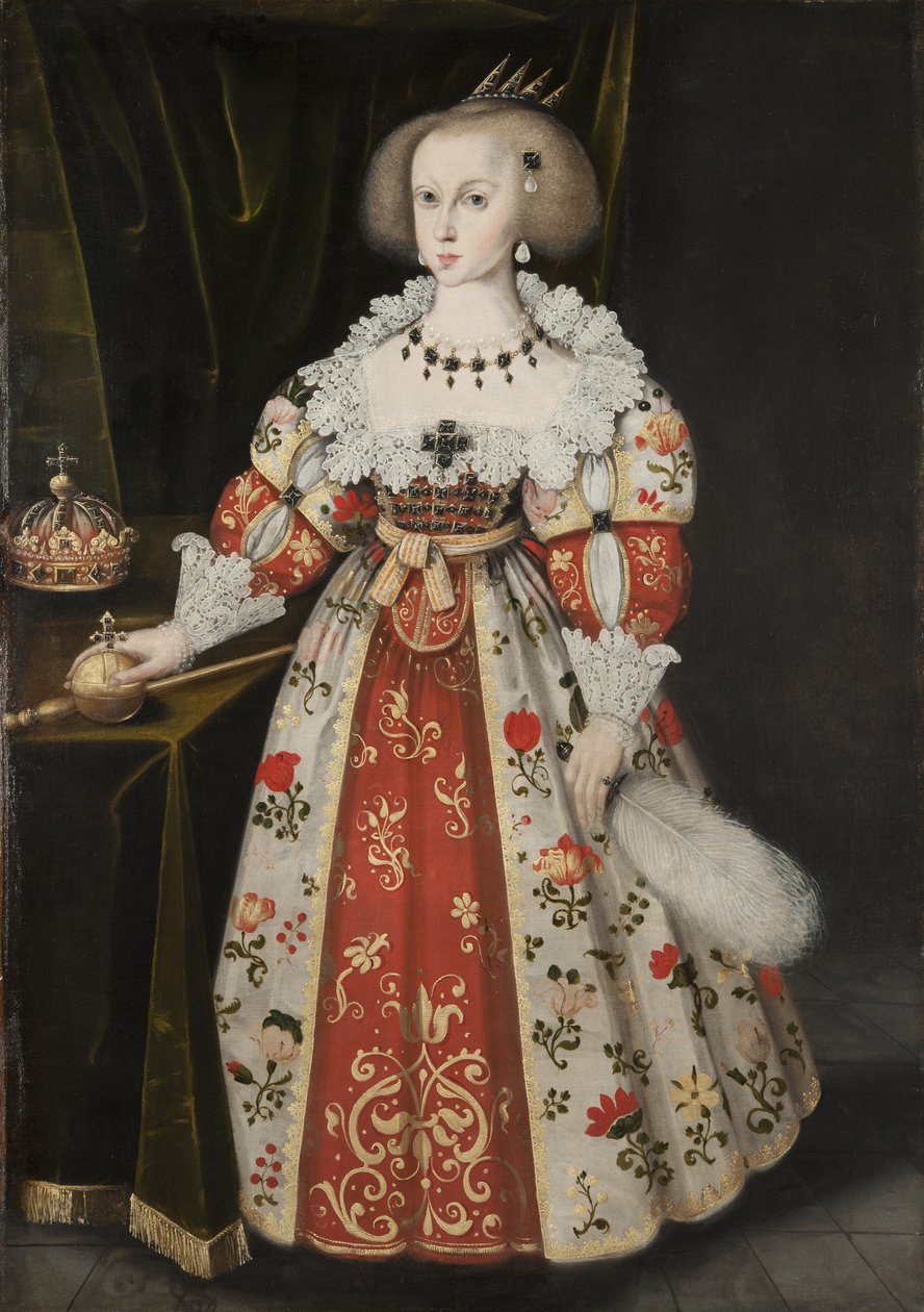 Dronning Kristina som barn, c.1635-40 af Jacob Heinrich Elbfas