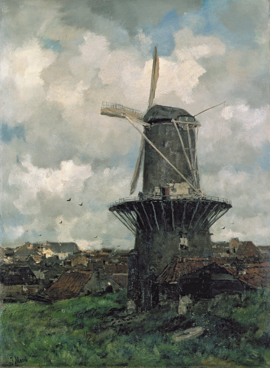 Vindmøllen af Jacob Henricus or Hendricus Maris
