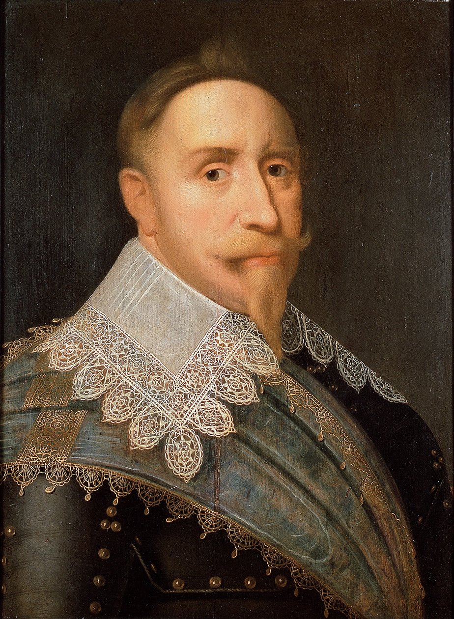 Gustav II Adolf, konge af Sverige af Jacob Hoefnagel