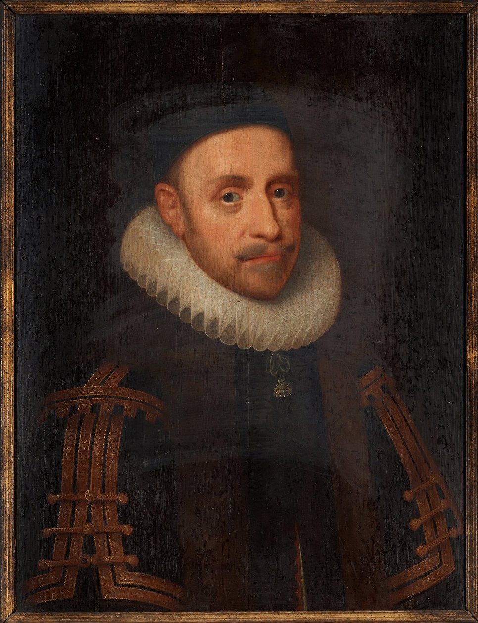 Gustave II Adolf af Sverige (1594-1632) - Maleri af Jacob Hoefnagel (1575-omkring 1630), olie på træ (65x48 cm) af Jacob Hoefnagel