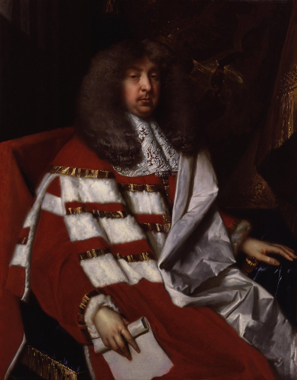 Portræt af John Maitland, hertug af Lauderdale (1616-1682) af Jacob Huysmans