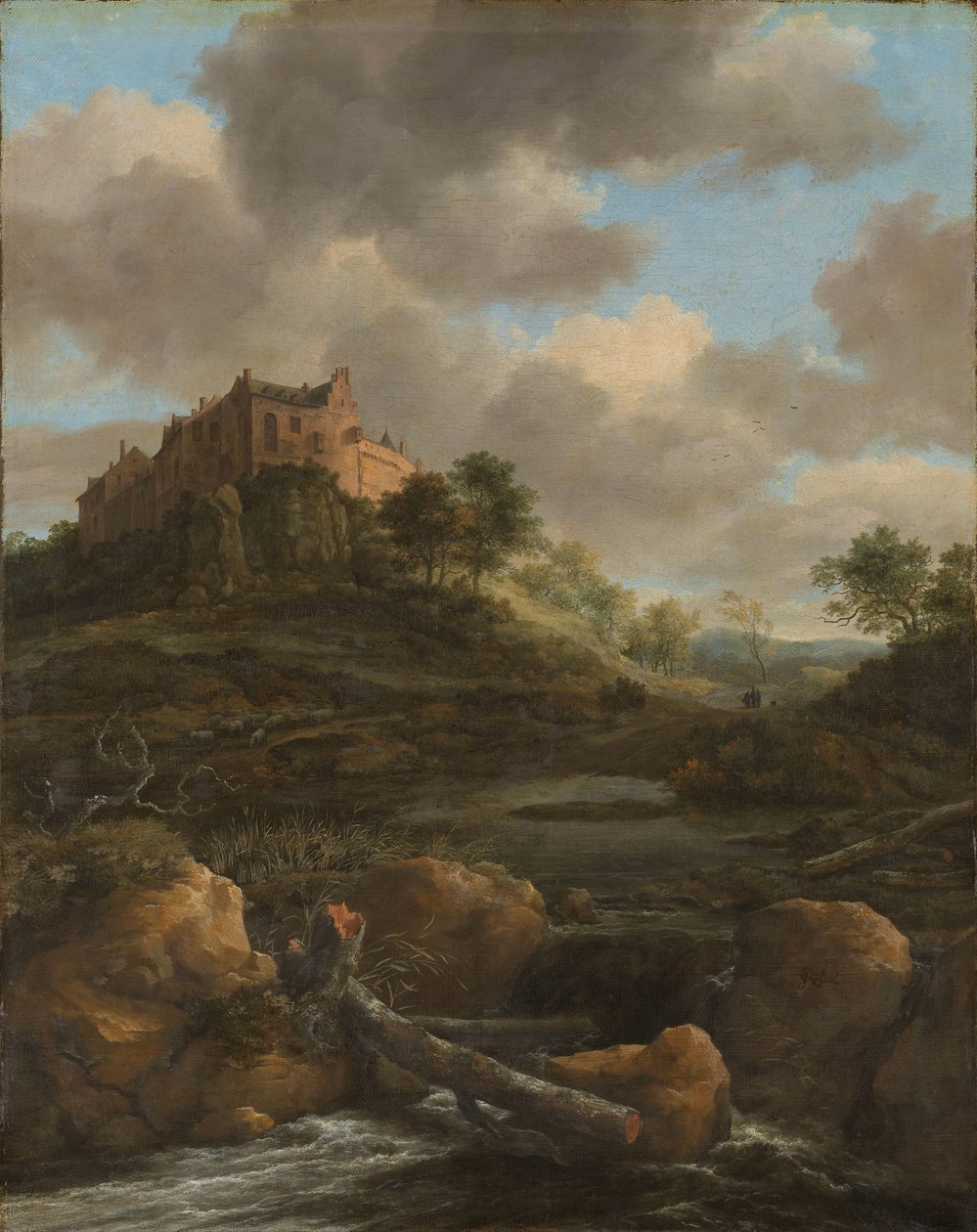 Bentheim Slot af Jacob van Ruisdael