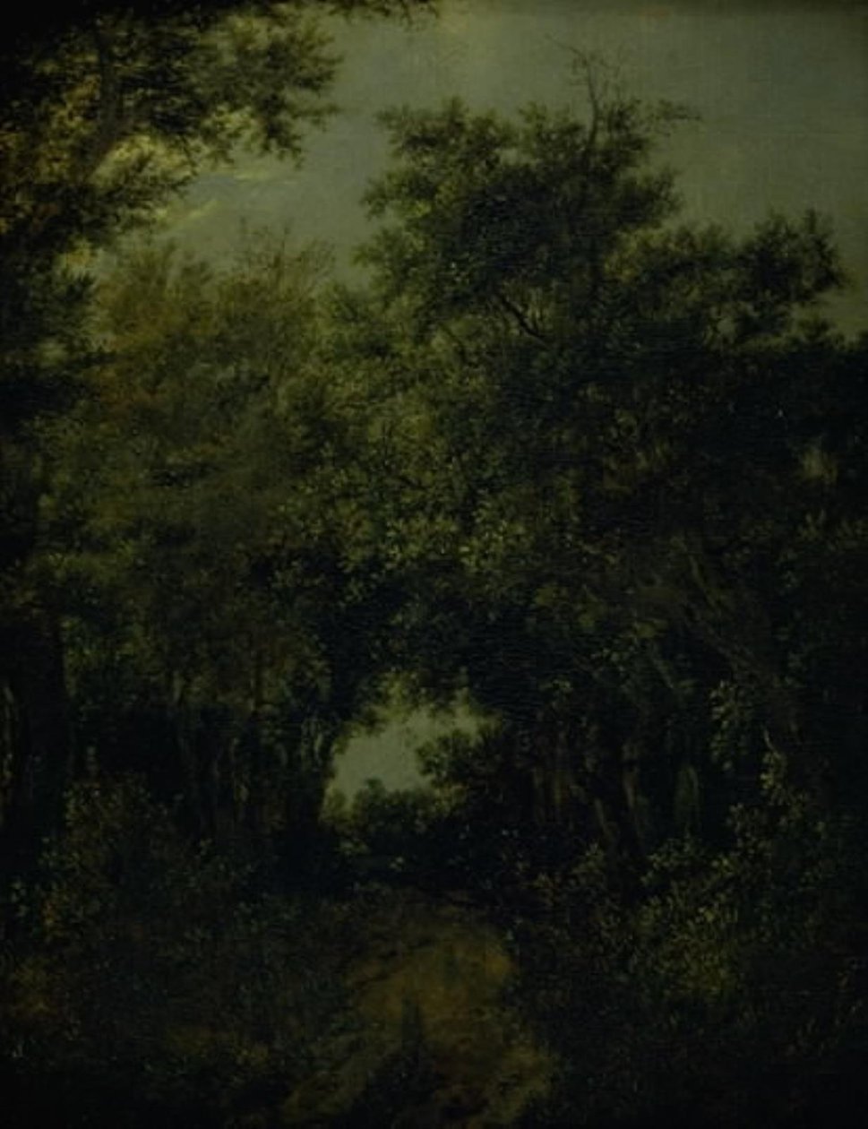 Vej i en Egeskov af Jacob van Ruisdael
