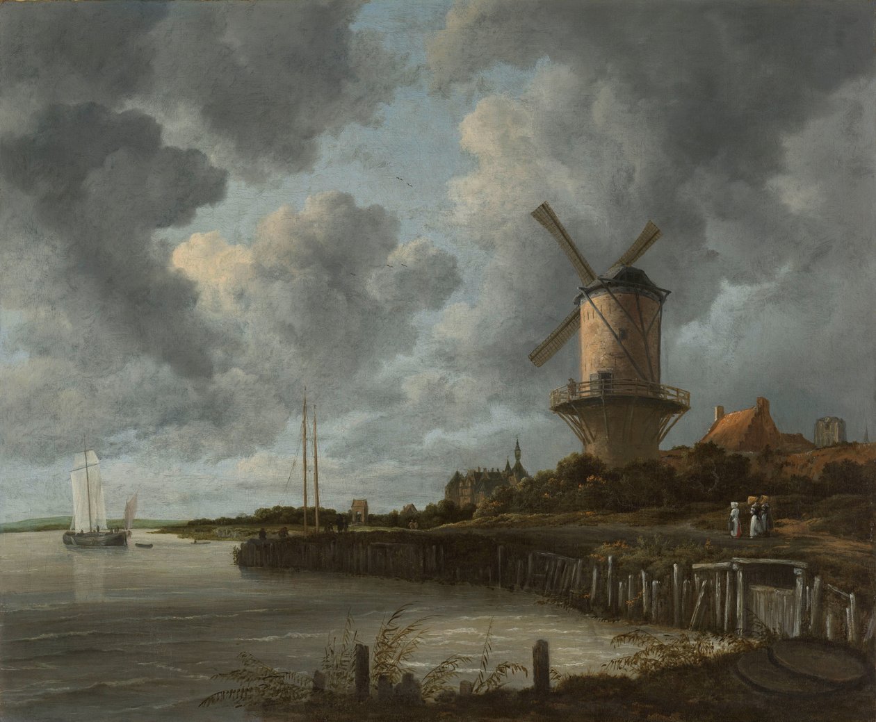 Vindmøllen ved Wijk bij Duurstede Vindmøllen ved Wijk bij Duurstede af Jacob van Ruisdael