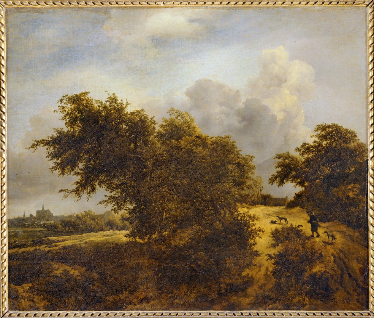 Sti i klitterne i Haarlem eller Le Buisson ... af Jacob Isaaksz. or Isaacksz. van Ruisdael
