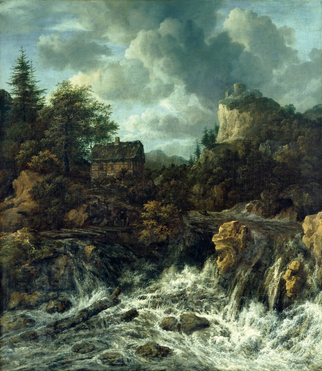 Vandfaldet, 1665-70 af Jacob van Ruisdael