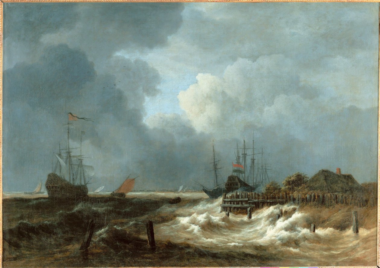 Stormen ... af Jacob Isaaksz. or Isaacksz. van Ruisdael