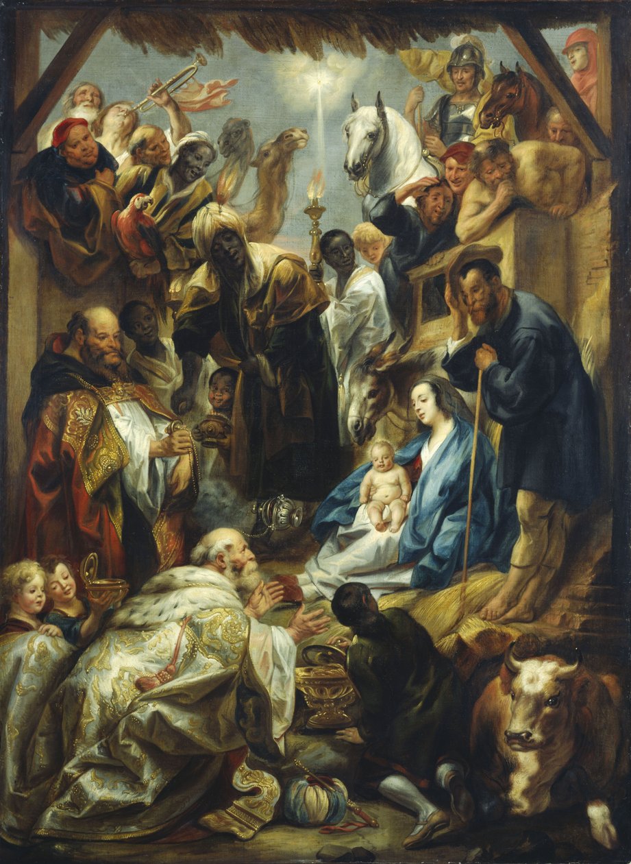 Kongernes tilbedelse af Jacob Jordaens