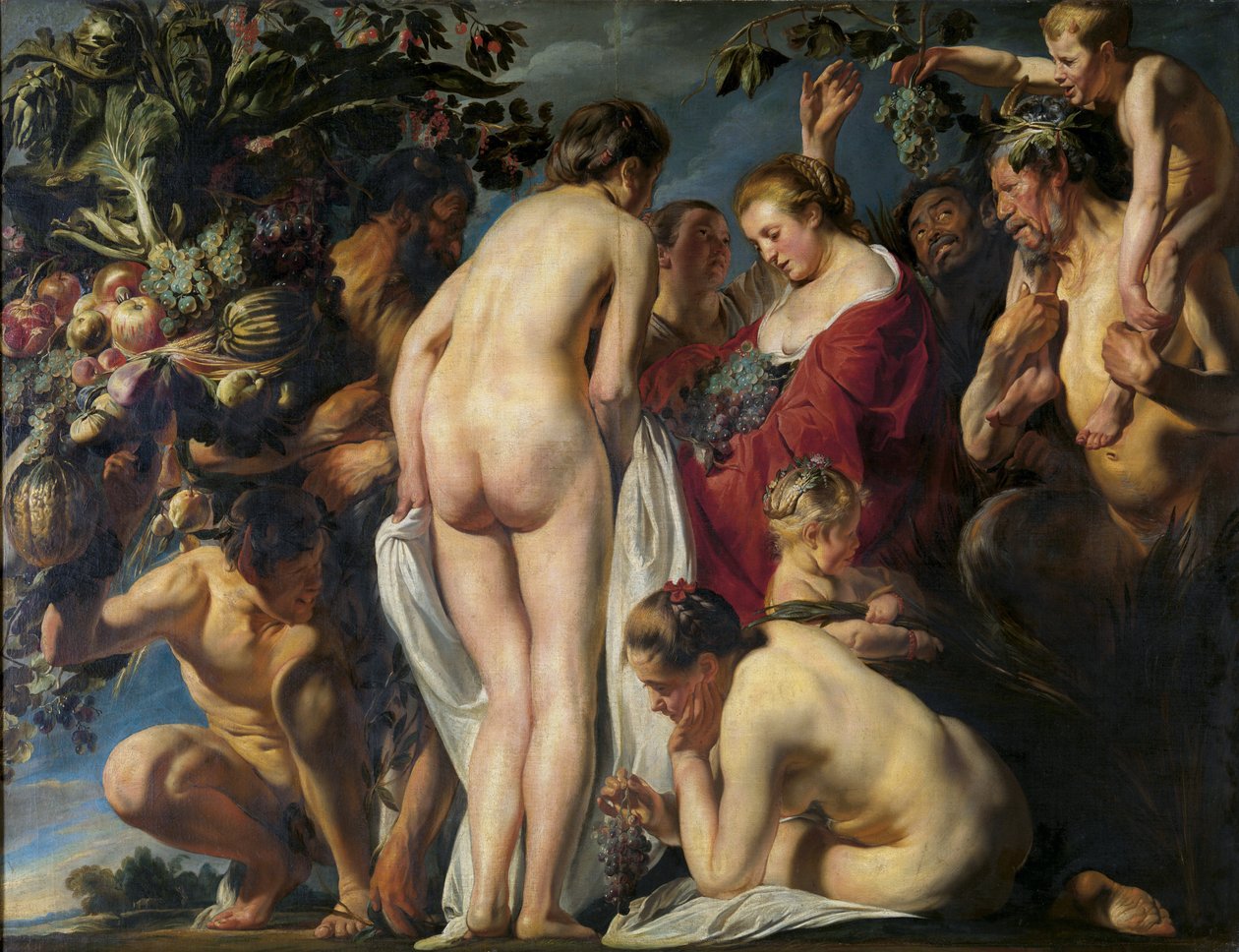Allegory of the Fertility of the Earth - Allegory of Fertility - Jordaens, Jacob (1593-1678) - ca 1620-1625 - Olie på lærred - 180x241 - Royal Museums of Fine Arts of Belgium, Bruxelles af Jacob Jordaens