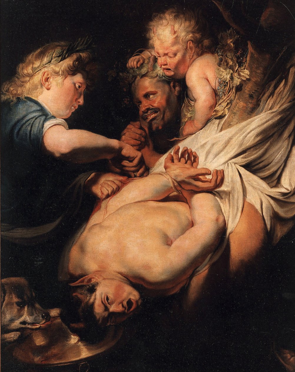 Apollo Flying Mars, ca. af Jacob Jordaens