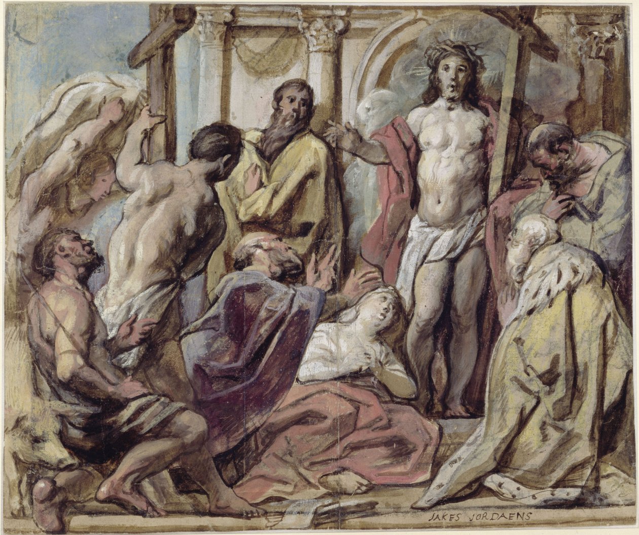 Kristus og de angrende syndere af Jacob Jordaens