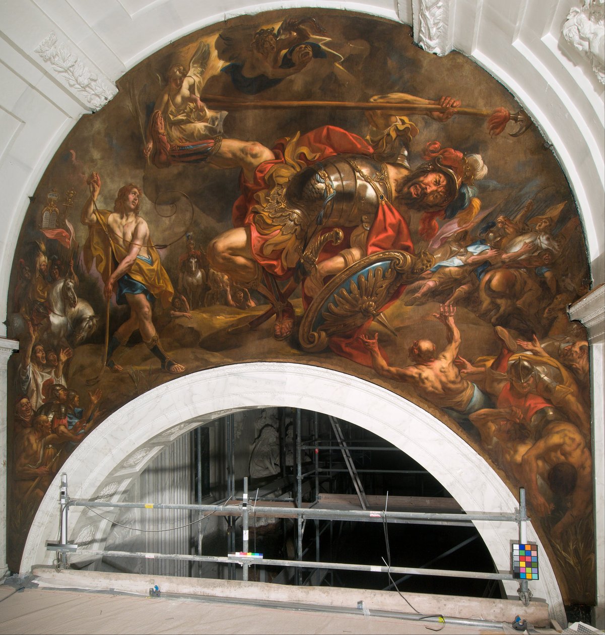 David og Goliat af Jacob Jordaens