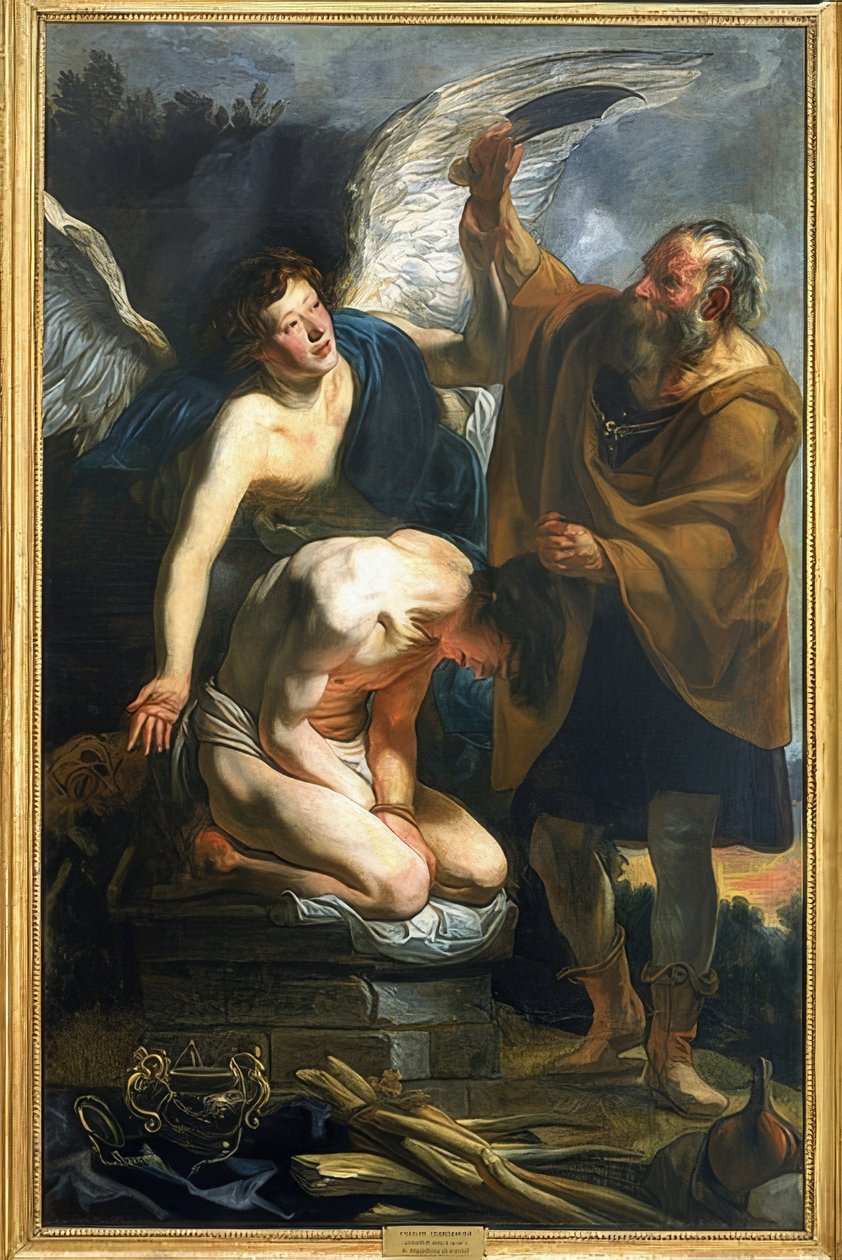 Isaks ofring. 1600-tallet af Jacob Jordaens