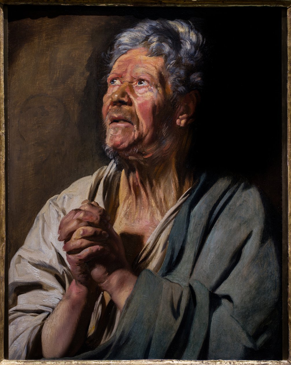 Figur af en apostel (Sankt Peter), ca. 1620 - 1621 (Olie på panel) af Jacob Jordaens