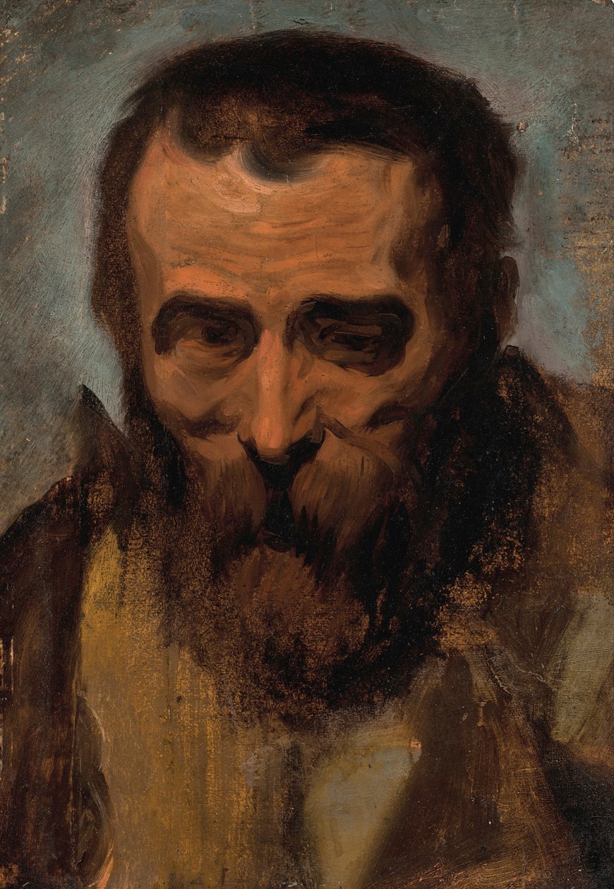 Hovedet af en mand af Jacob Jordaens