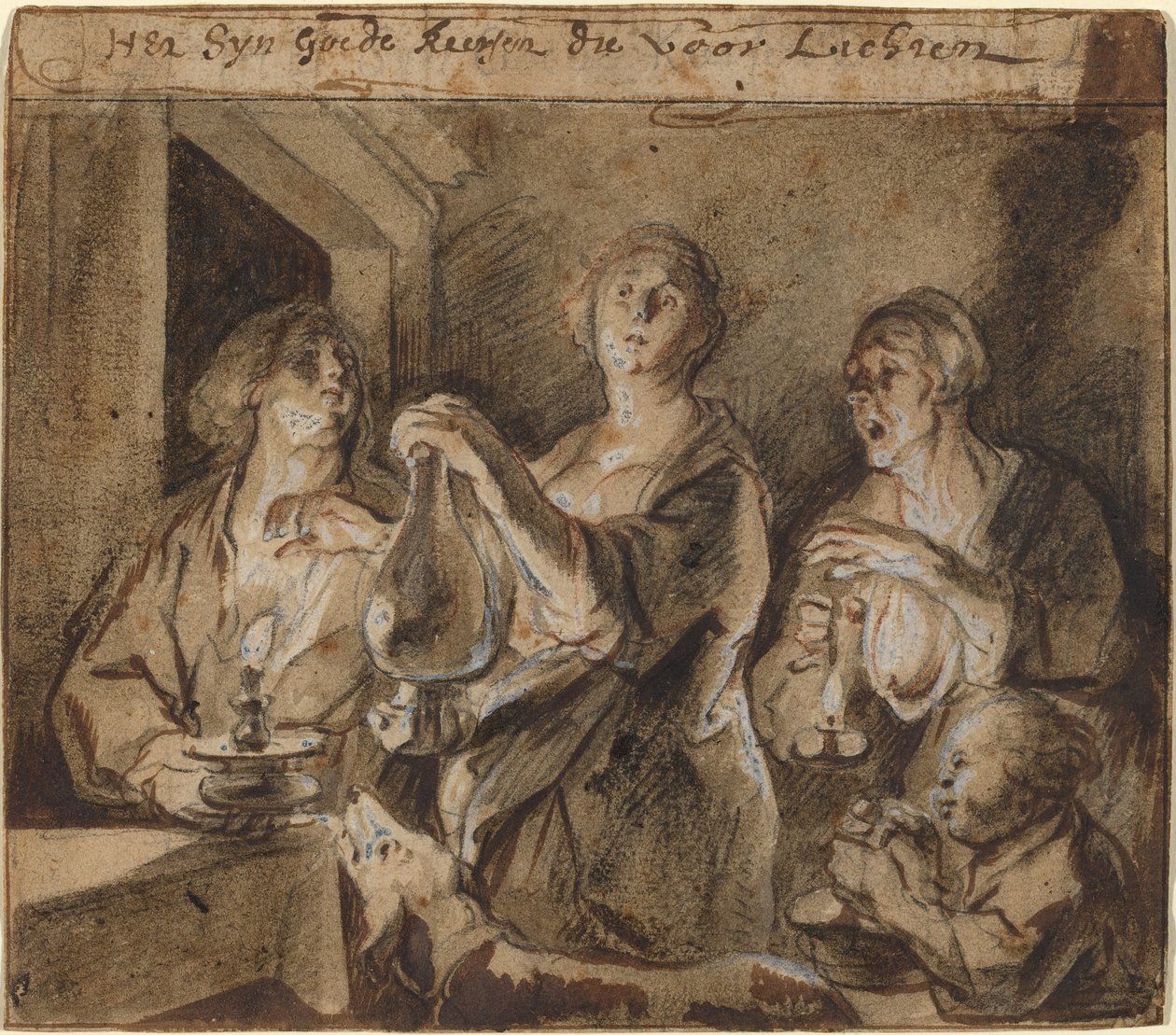 "Det er gode stearinlys, der lyser vejen" af Jacob Jordaens