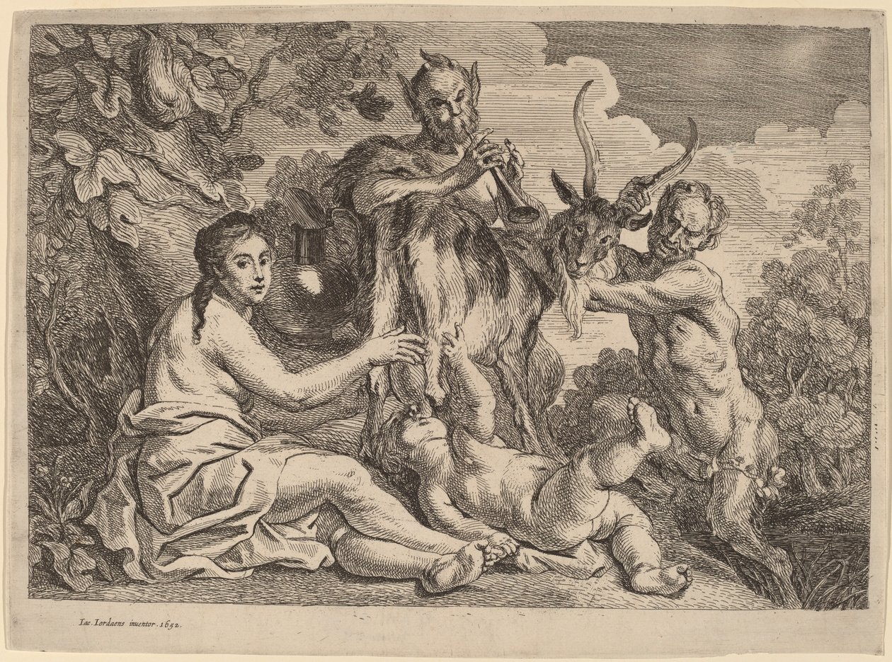 Jupiter næret af geden Amalthea af Jacob Jordaens