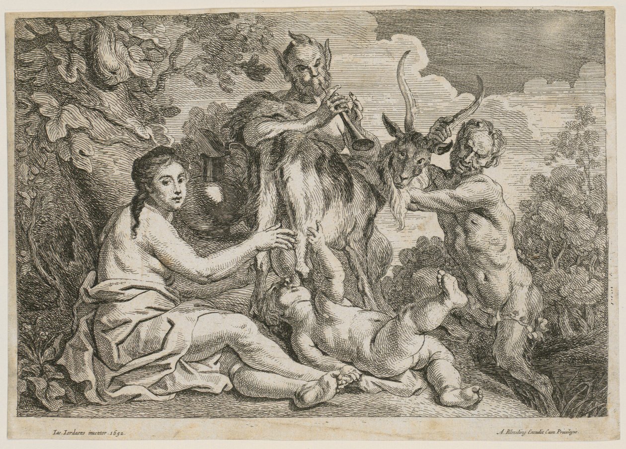 Jupiter næret af gedden Amalthea af Jacob Jordaens