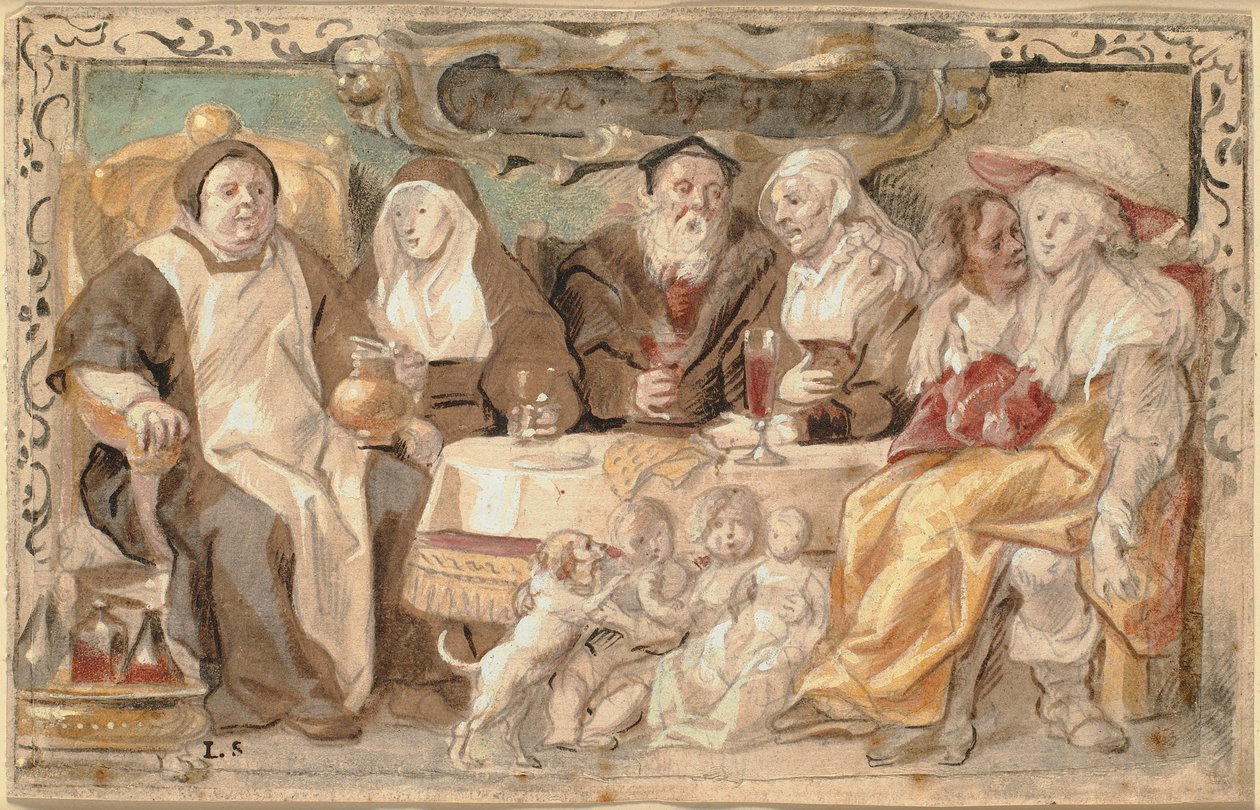 Like to Like (Gelyck By Gelyck) af Jacob Jordaens