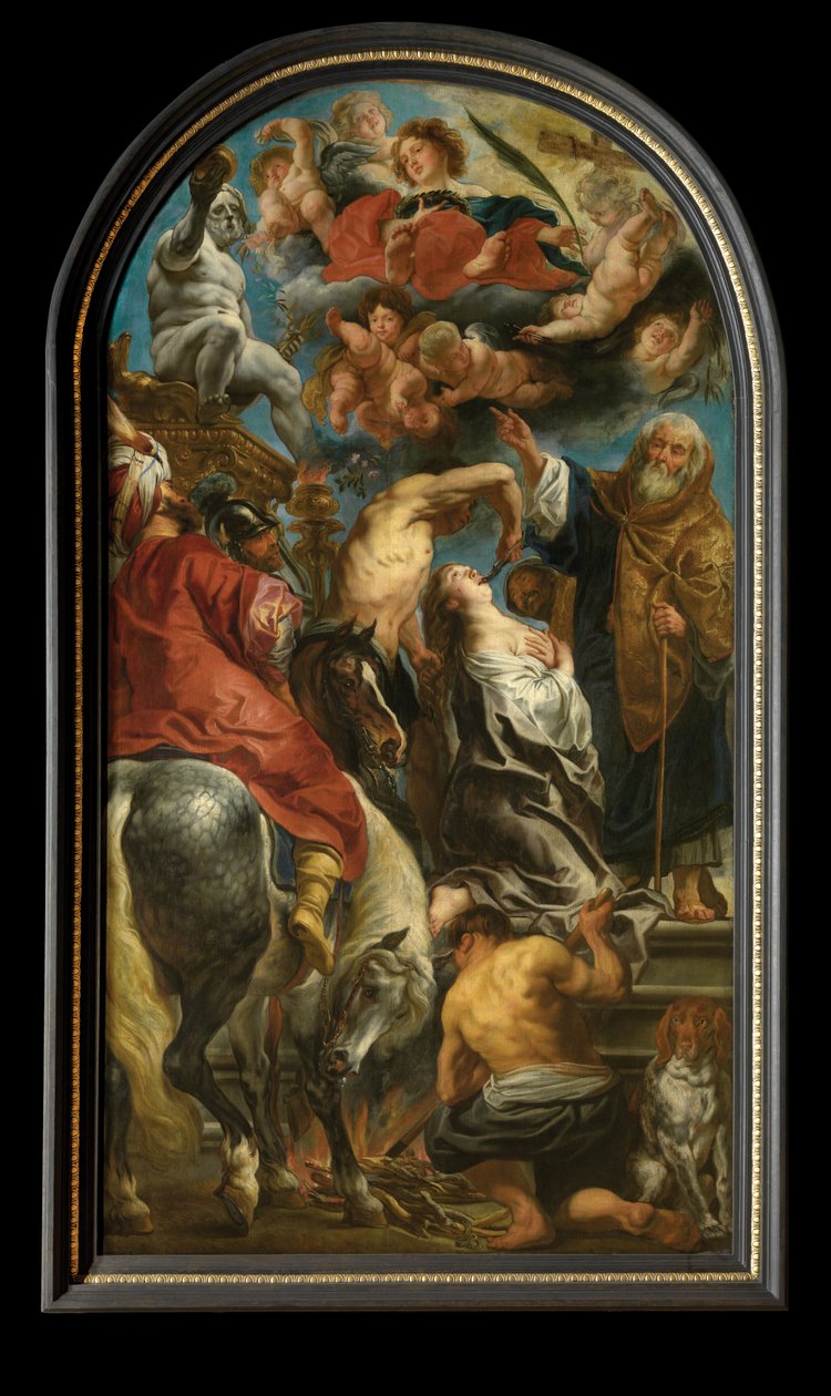 Martyrium of Saint Apollonia (olie på lærred) af Jacob Jordaens