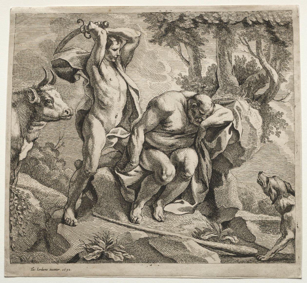 Mercury Killing Argus, 1652. af Jacob Jordaens