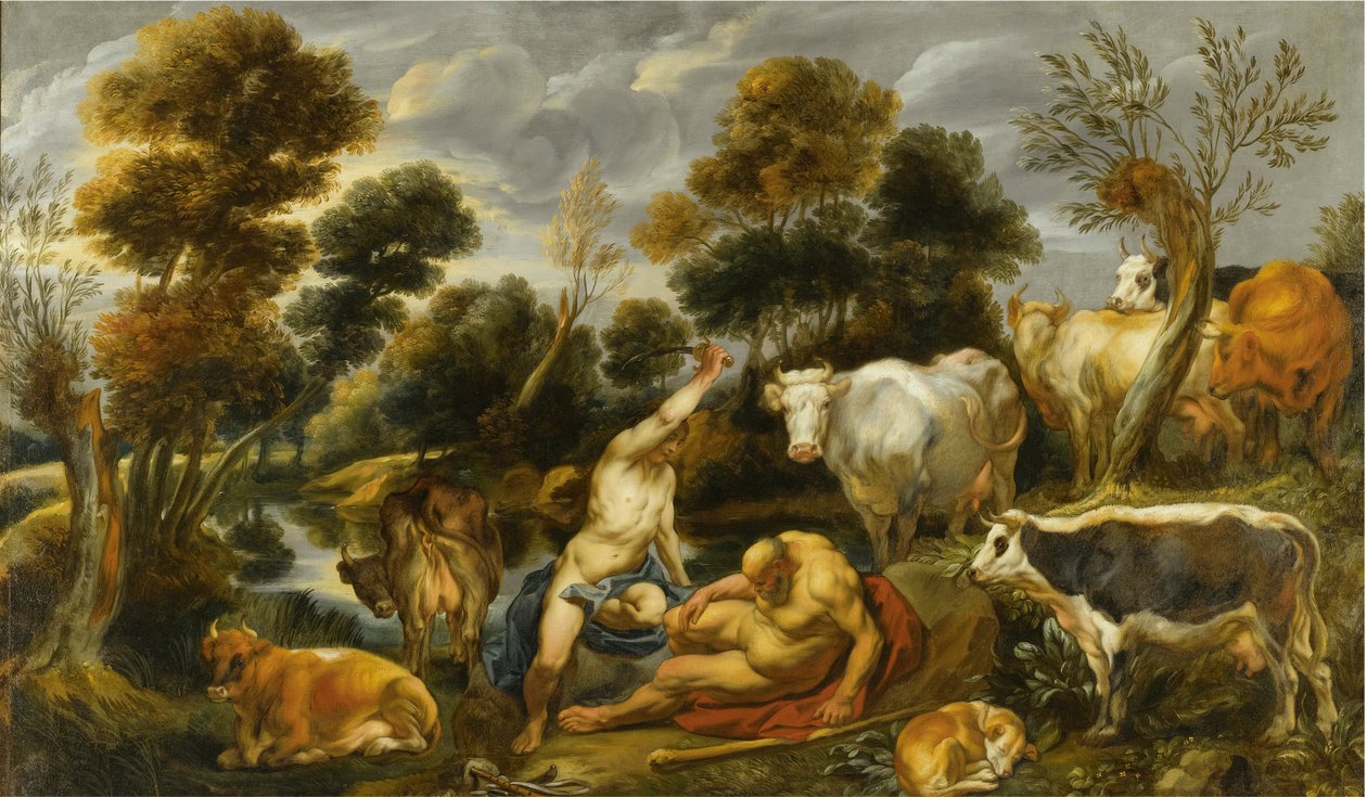 Merkur halshugger Argus (Ovid, Met.I, 568-721) af Jacob Jordaens
