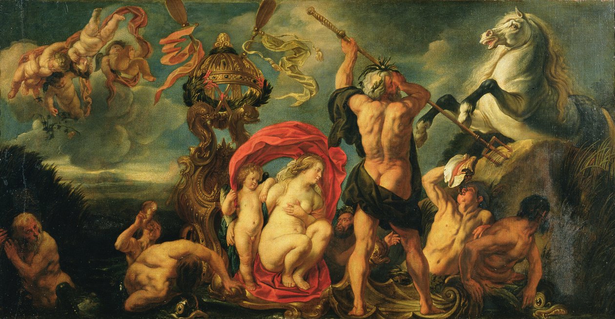 Neptun skaber hesten af Jacob Jordaens