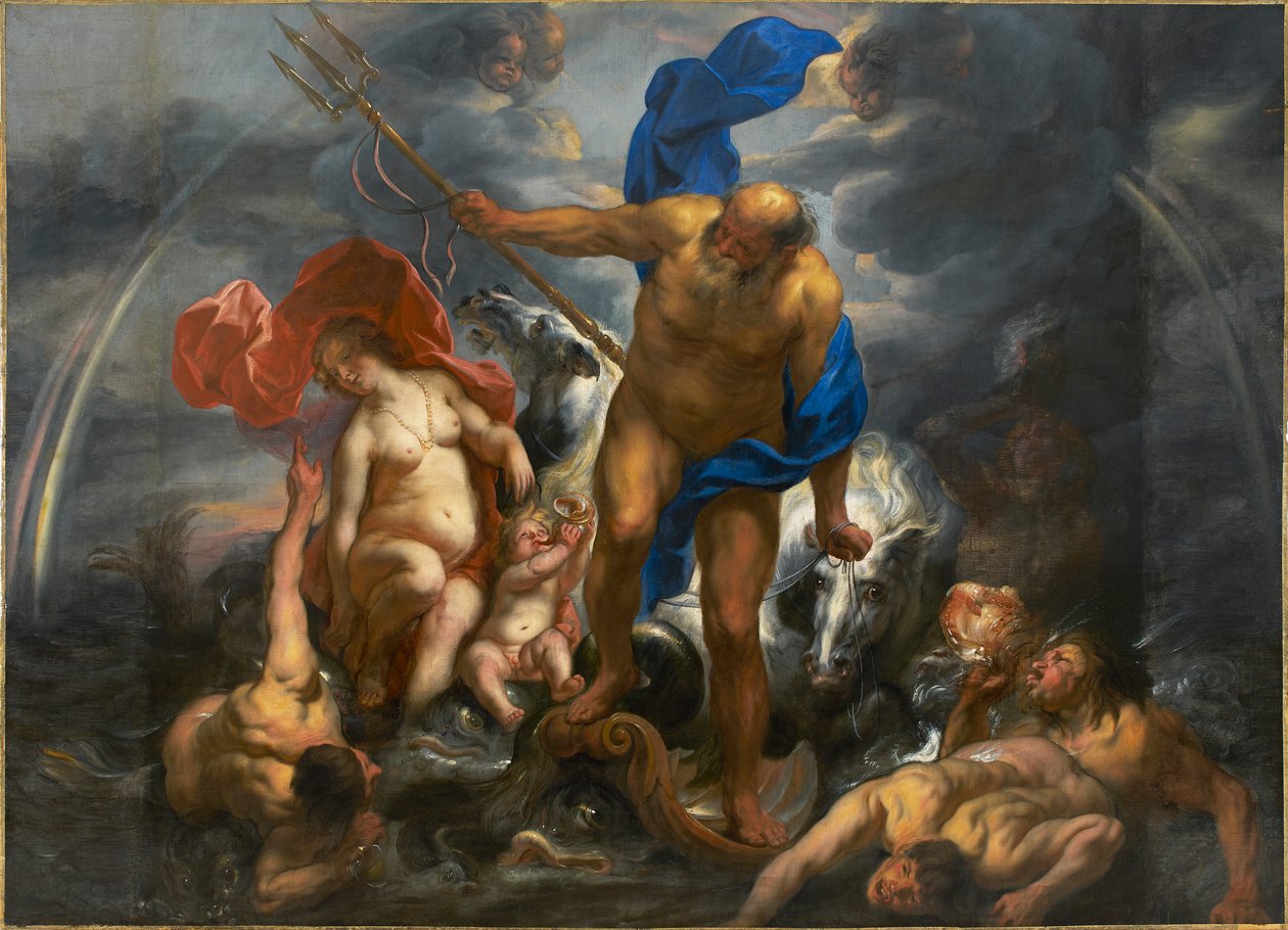 Neptun og Amfitrit, 1644. af Jacob Jordaens