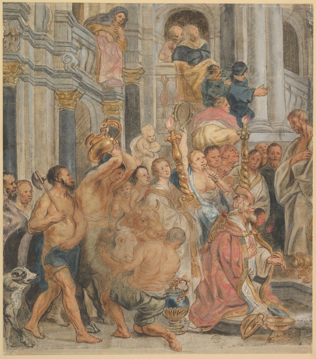 Saint Paul at Lystra af Jacob Jordaens