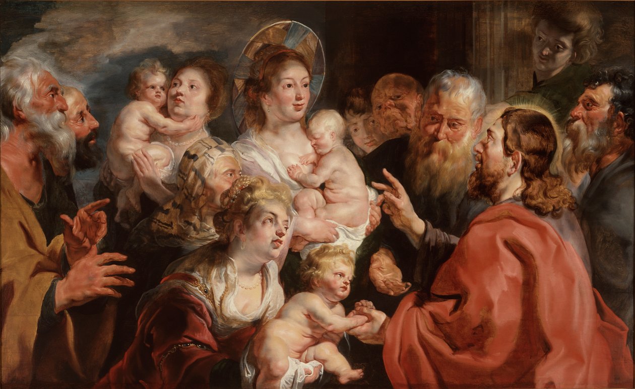 Lad de små børn komme til mig af Jacob Jordaens