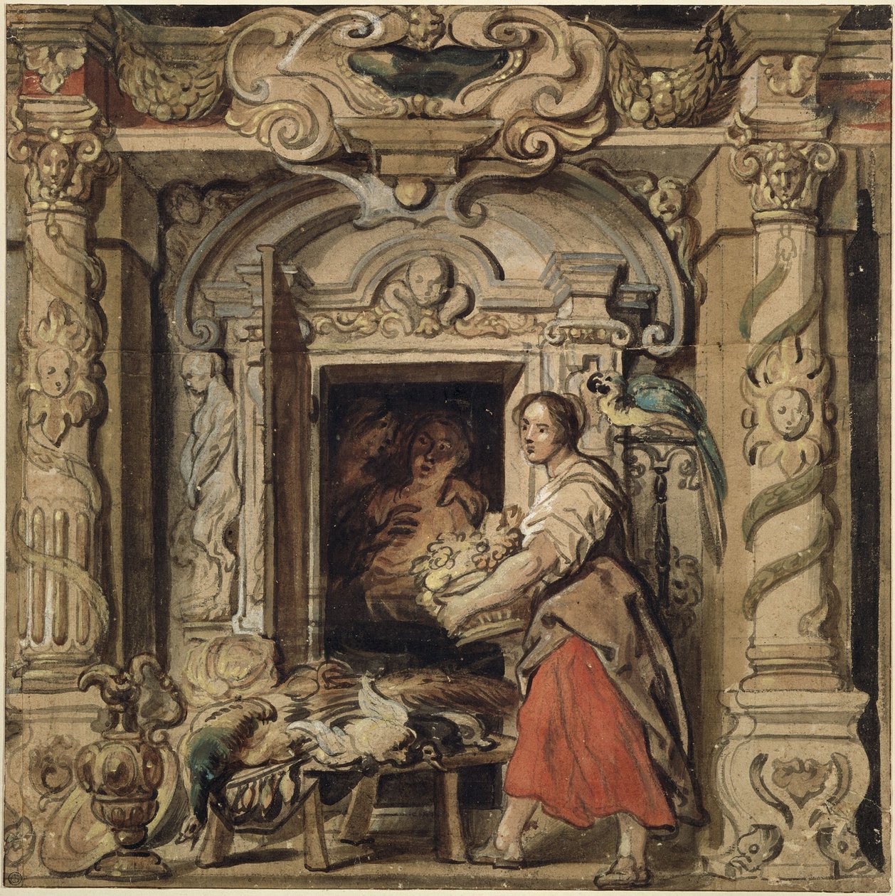 Scener fra livet på landet af Jacob Jordaens