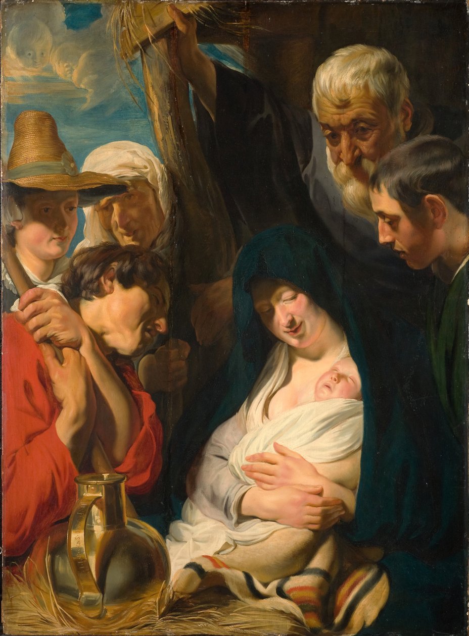 De hellige tre kongers tilbedelse af Jacob Jordaens