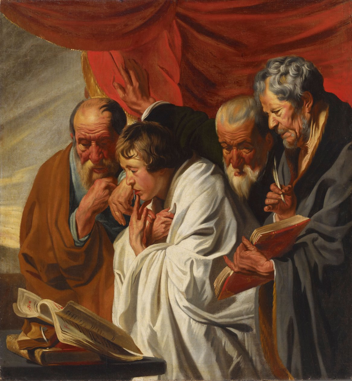 De fire evangelister af Jacob Jordaens