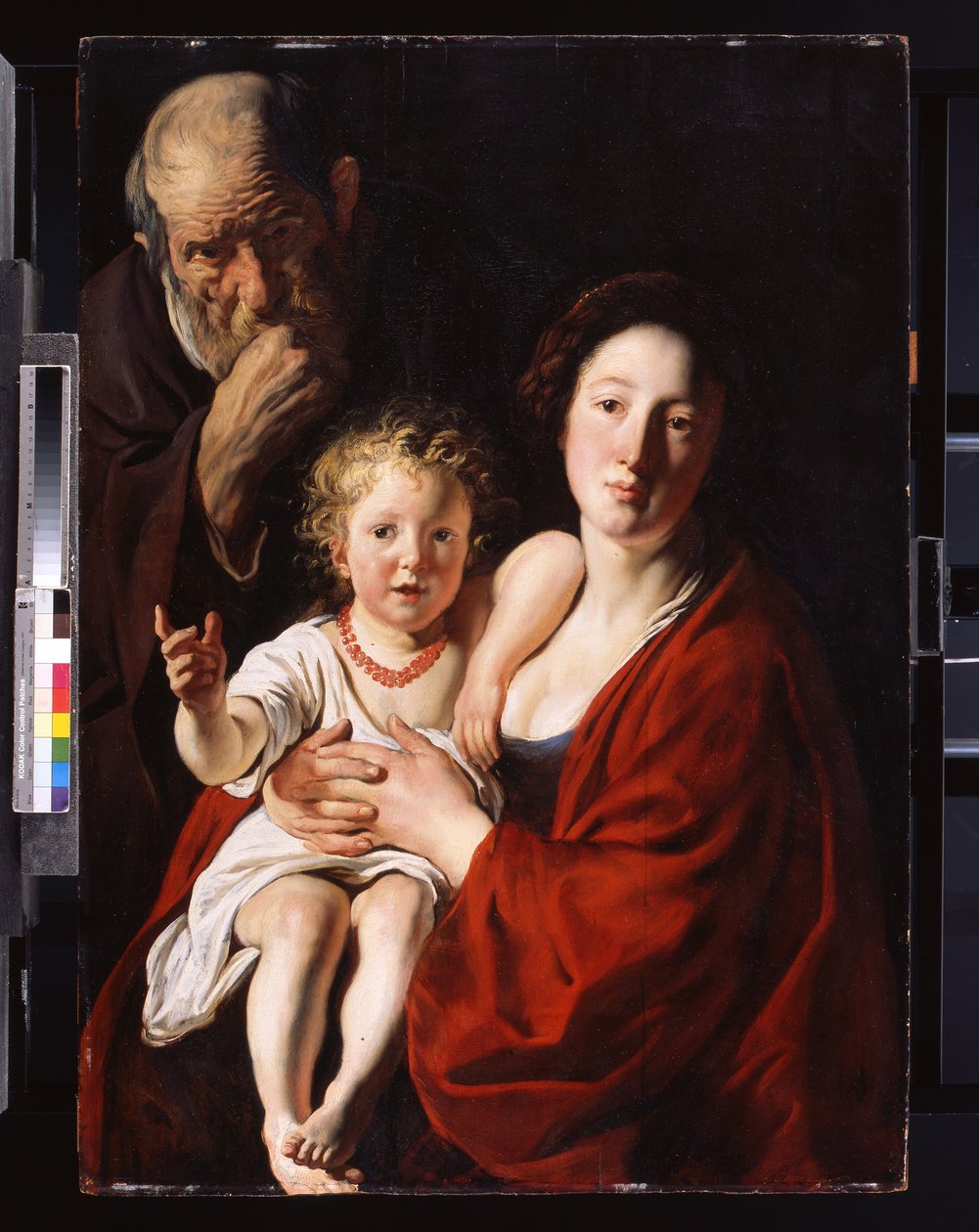 Den hellige familie af Jacob Jordaens