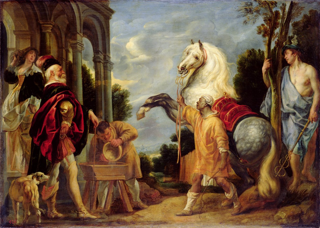 Mesternes øje gør hesten fed af Jacob Jordaens