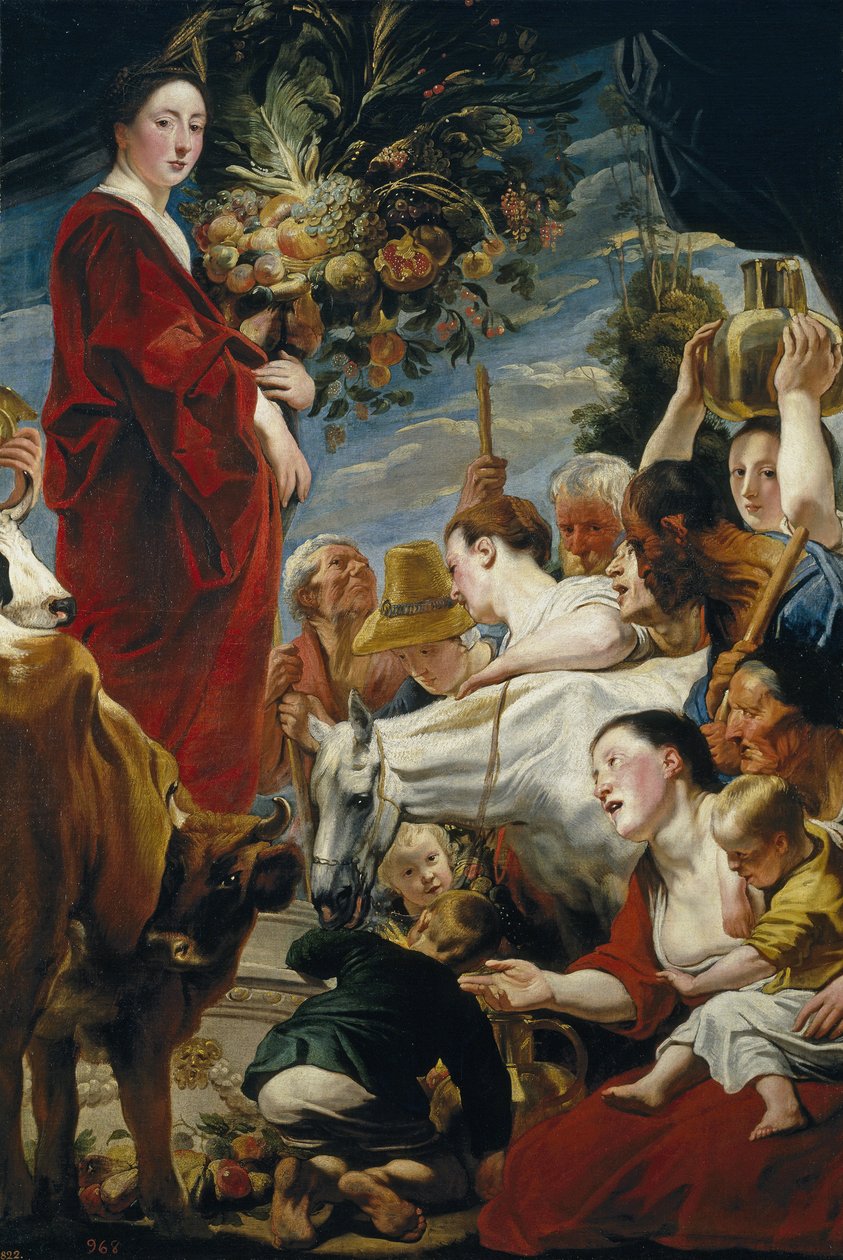 Offeret til Ceres af Jacob Jordaens