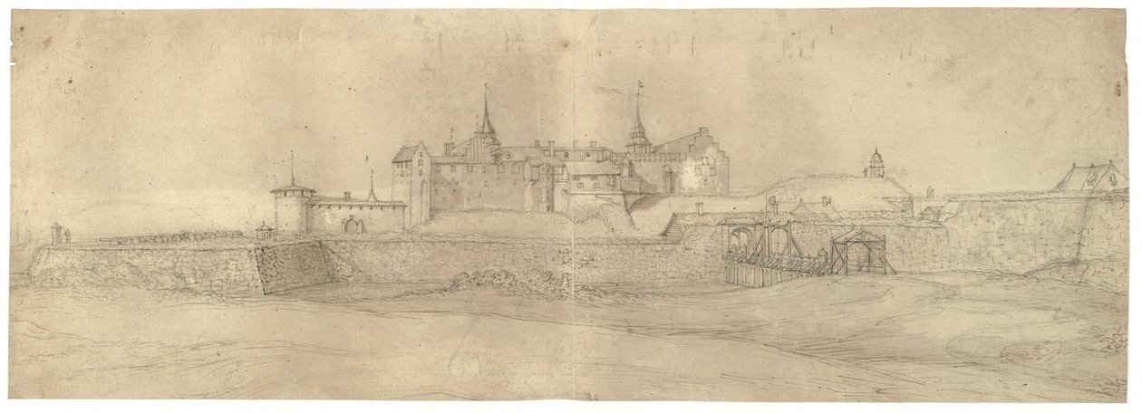 Udsigt til Akershus fæstning af Jacob Koninck II