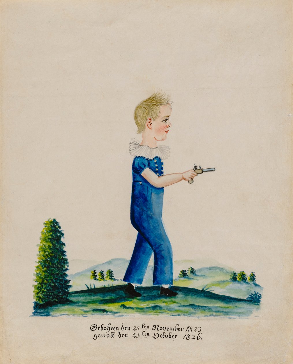 Portræt af Edward Musser af Jacob Maentel